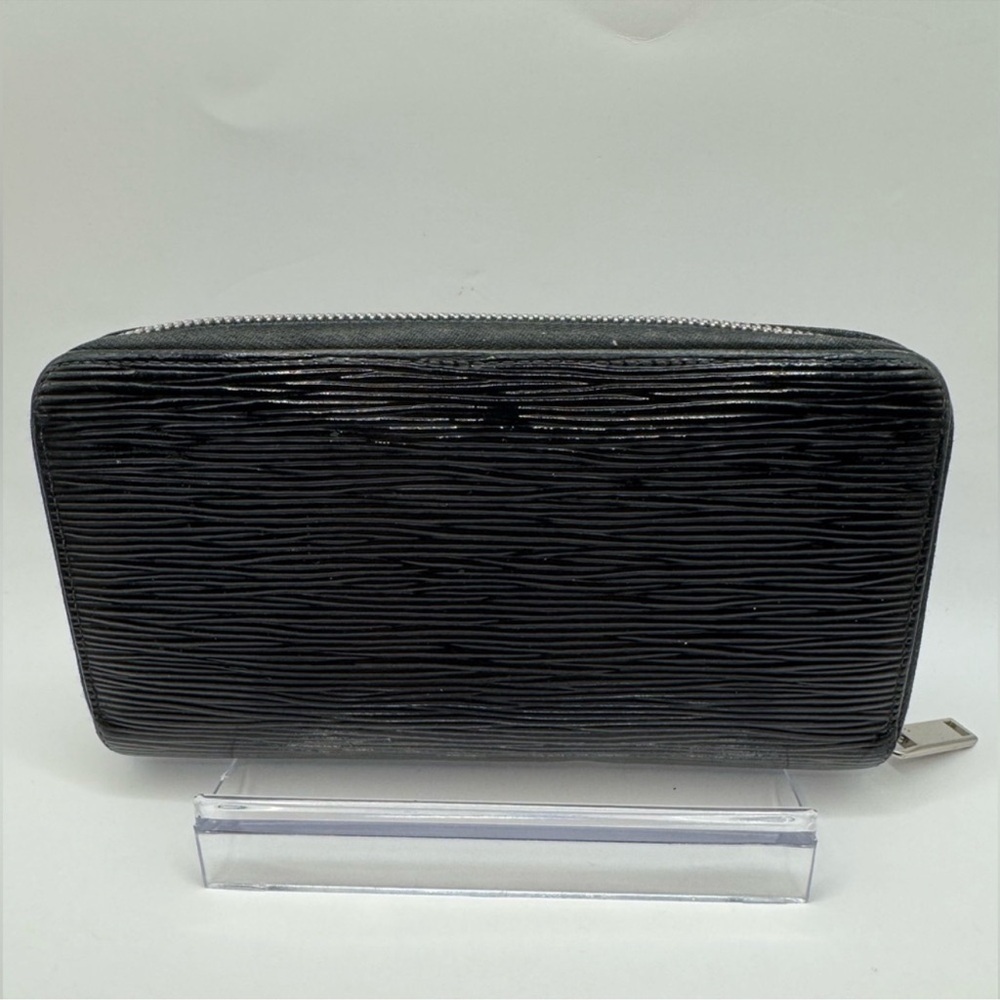Louis Vuitton Electric Black Epi Zip Around Wallet - Picture 2 of 8